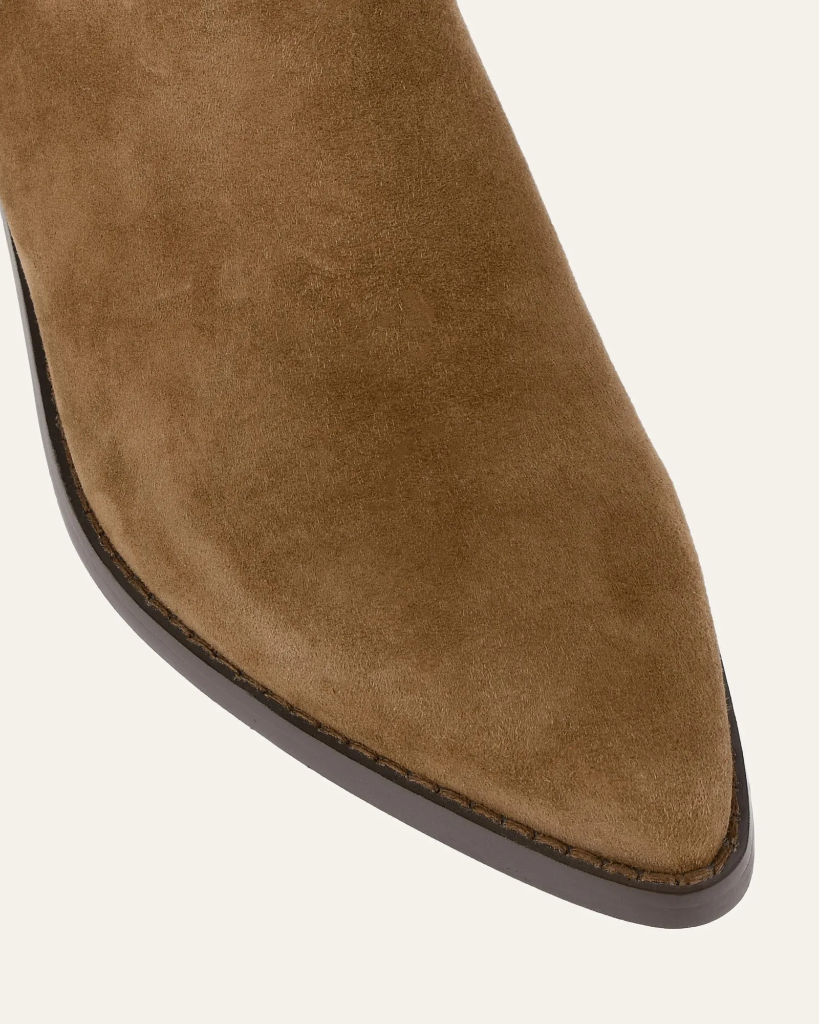 ZENA MID ANKLE BOOTS BISCUIT SUEDE