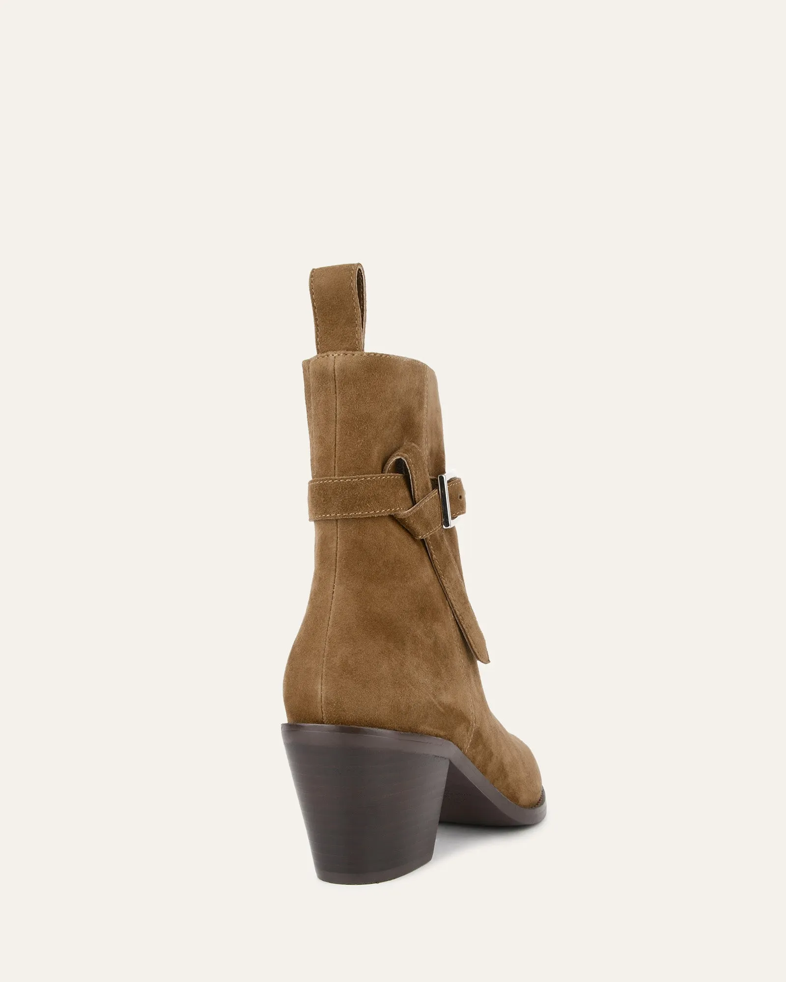 ZENA MID ANKLE BOOTS BISCUIT SUEDE